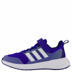 adidas FortaRun 2.0 Cloudfoam Elastic Lace Top Strap Shoes Lucid Blue / Cloud White / Blue Fusion Blå Online