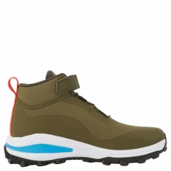 adidas Fortarun All Terrain Cloudfoam Sport Running Elastic Lace and Top Strap Shoes Focus Olive / Pulse Blue / Shadow Olive Outlet