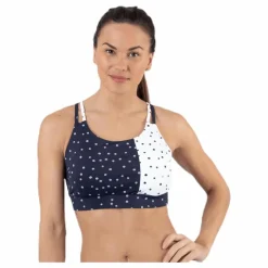 Francesca Aop Sports Bra Blue*Only Play Best