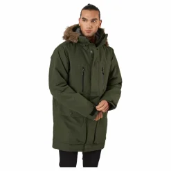 Didriksons Fredrik Usx Parka Green Svart Sale