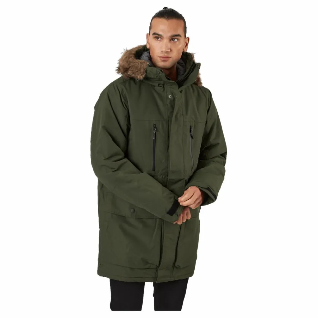 Didriksons Fredrik Usx Parka Green Svart Sale