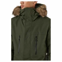 Didriksons Fredrik Usx Parka Green Svart Sale