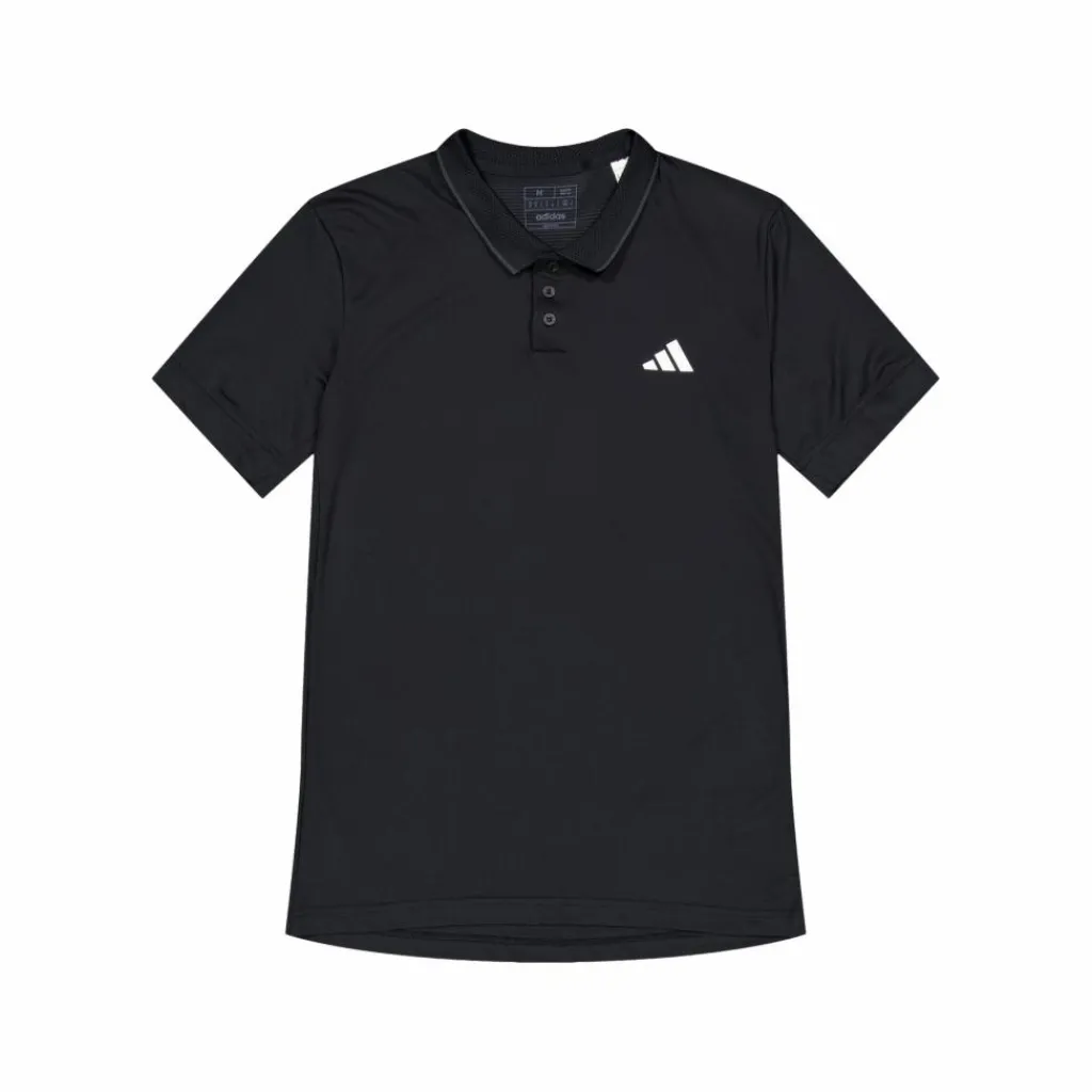 adidas Tennis Freelift Polo Shirt Black Svart Clearance