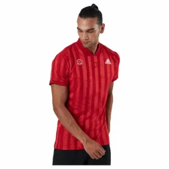 adidas Tennis Freelift Tee Engineered Aerore 000/scarlet Röd Sale