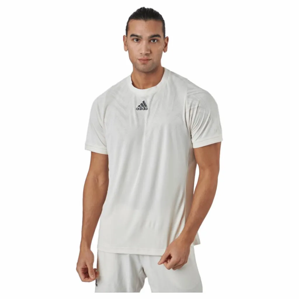 adidas Tennis Freelift T-shirt P.blue 000/beige Vit Clearance