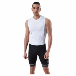 Fujin Tights Short Suspenders Bib White/Black*Odlo Sale