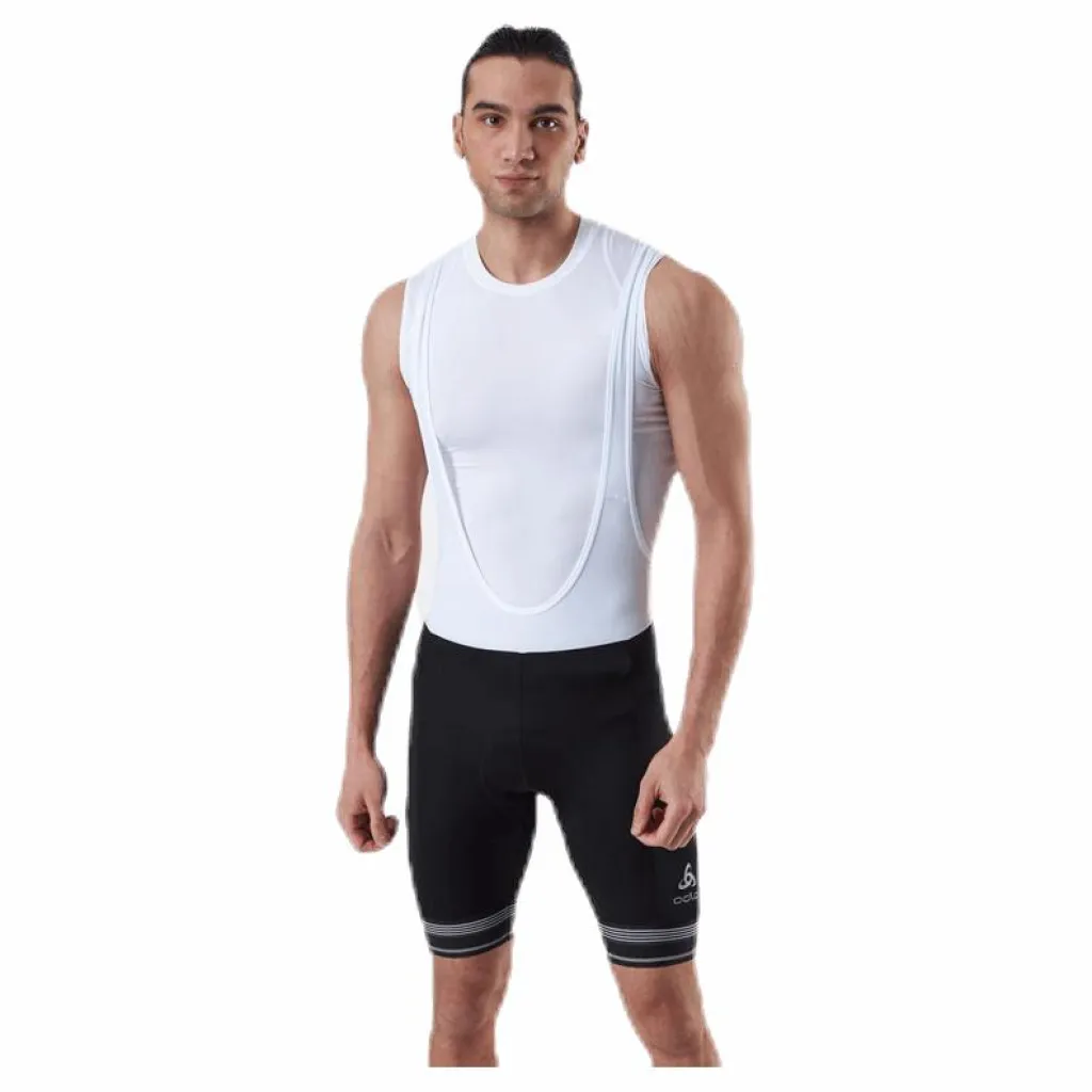 Fujin Tights Short Suspenders Bib White/Black*Odlo Sale