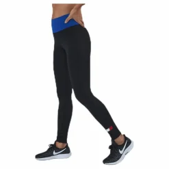 Tommy Hilfiger Sport Full Length Legging Logo Black Svart Best