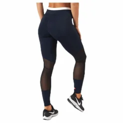 Tommy Hilfiger Sport Full Length Mesh InsertLegging Blue/Red Blå och Röd New