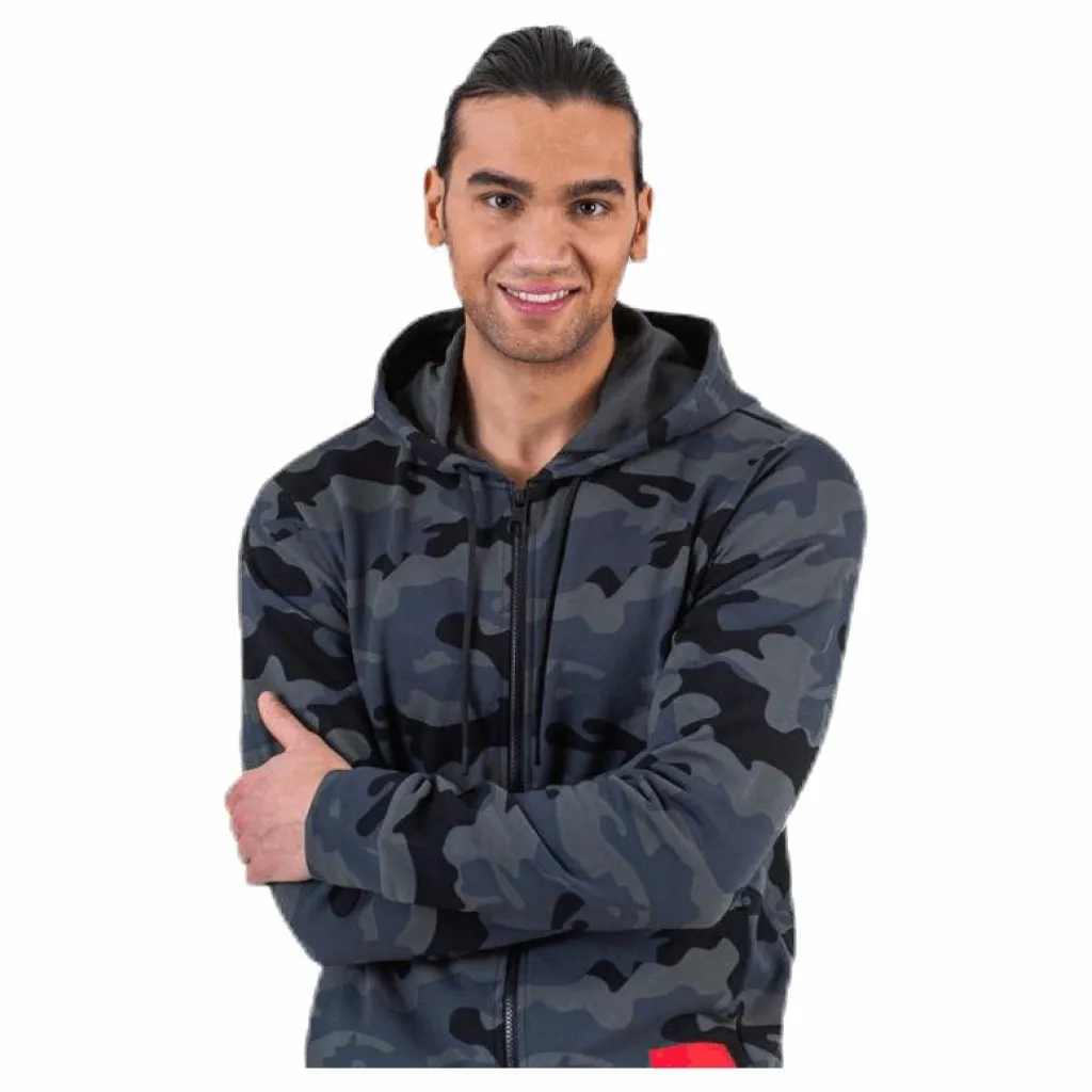 Calvin Klein Full Zip Hooded Jacket Black Svart Sale