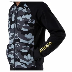Calvin Klein Full Zip Hooded Jacket Patterned/Black Mönstrad och Svart