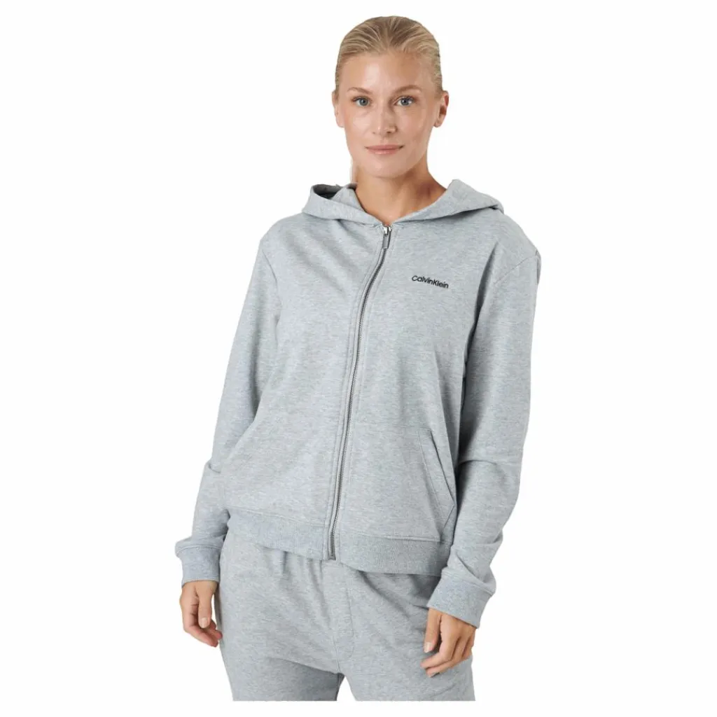 Full Zip Hoodie Grey Heather*Calvin Klein New