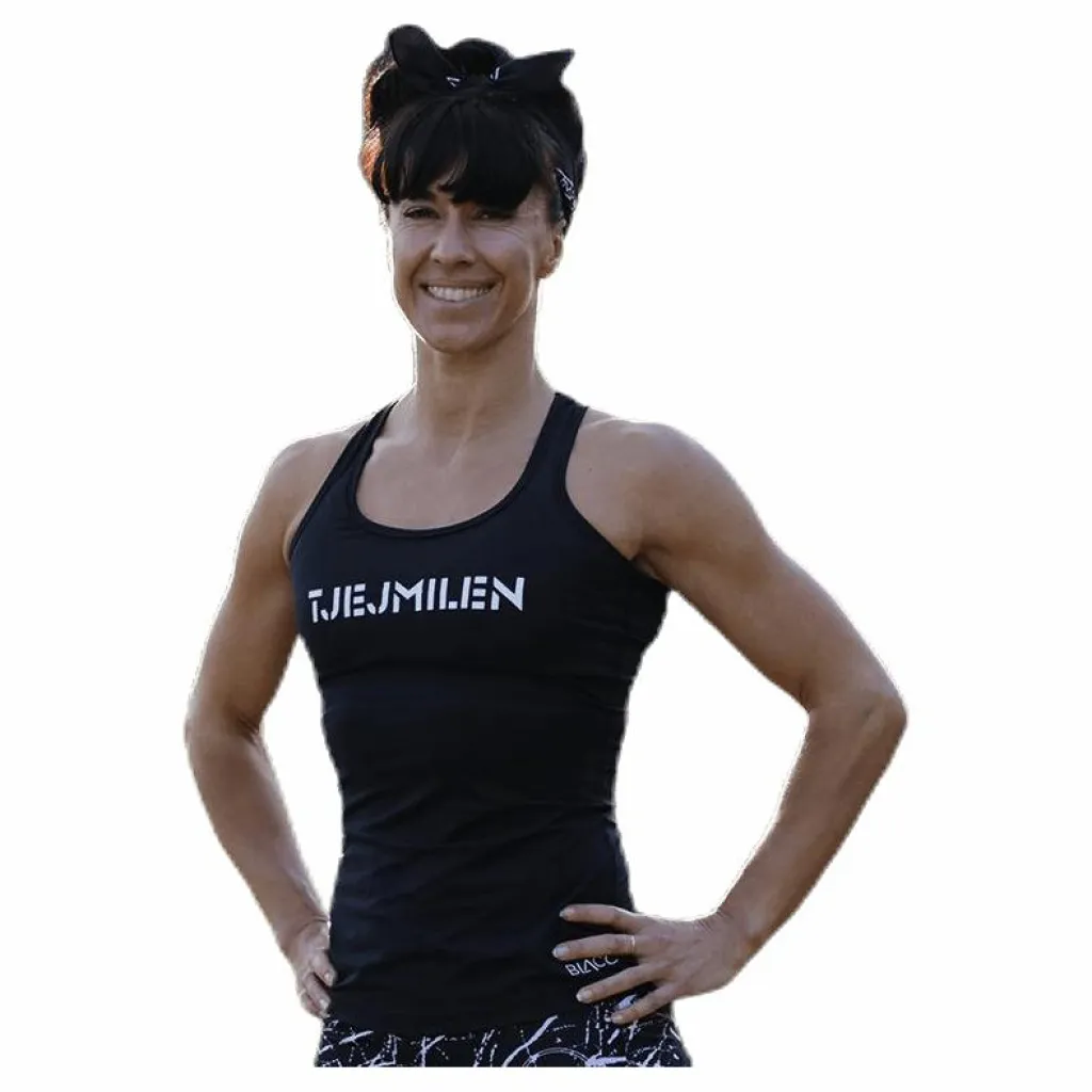 Tjejmilen Functional Tank Top Black Svart Hot