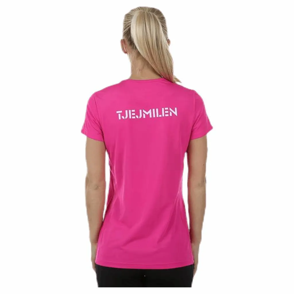 Tjejmilen Functional T-Shirt Pink Rosa Outlet