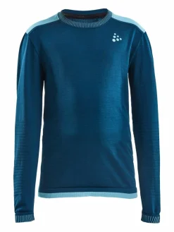 Craft Fuseknit Comfort Rn Ls Beat/area Blå Hot