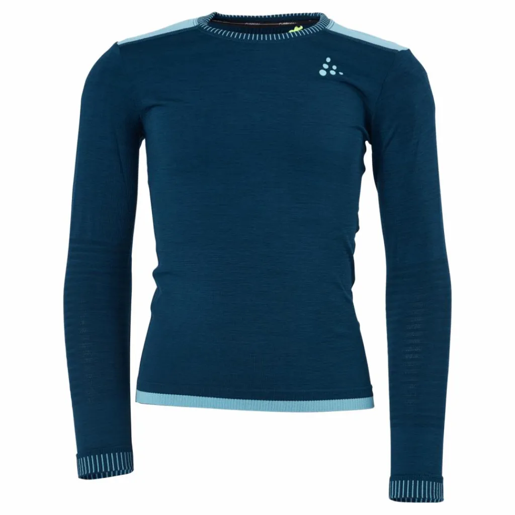 Craft Fuseknit Comfort Rn Ls Beat/area Blå Hot