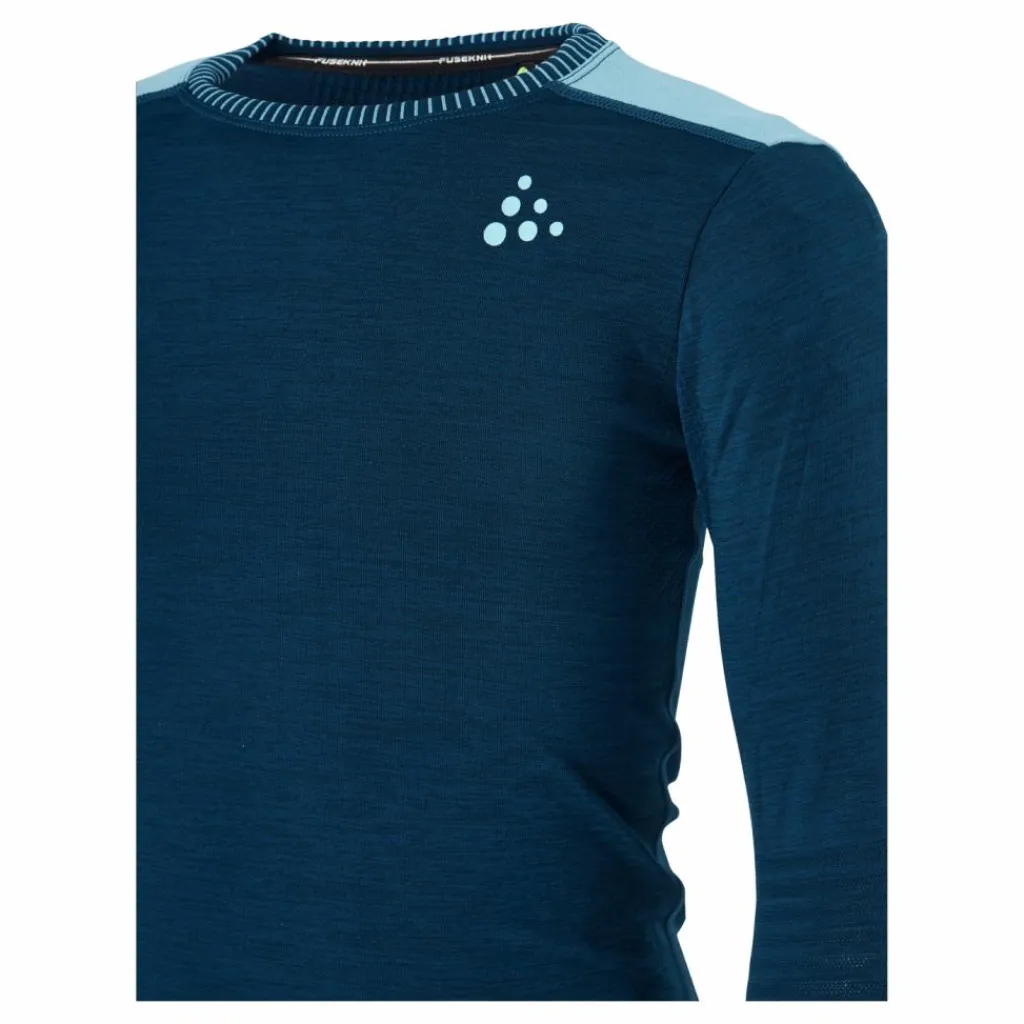 Craft Fuseknit Comfort Rn Ls Beat/area Blå Hot