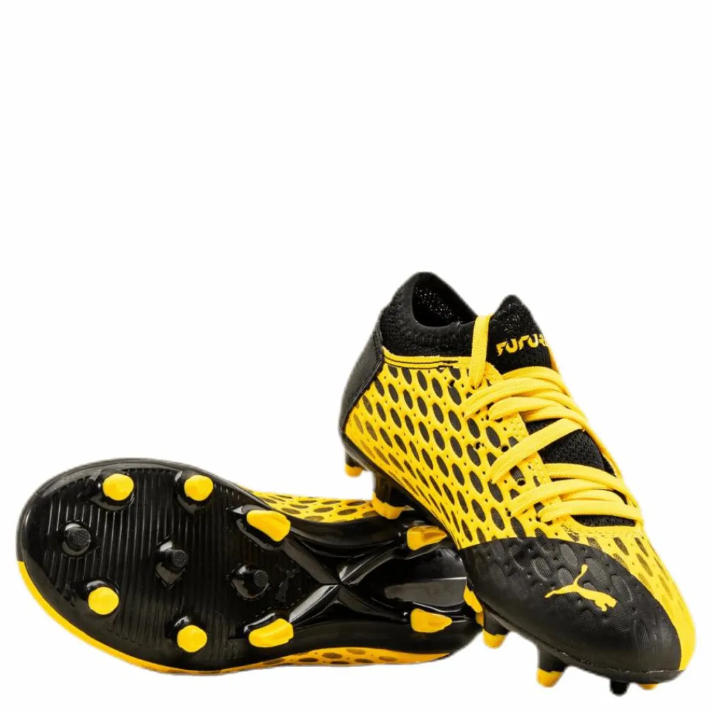 Puma Future 5.4 FG/AG Junior Black/Yellow Svart och Gul
