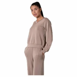 Only Gaia L/S V-Neck Top Swt White Vit Online