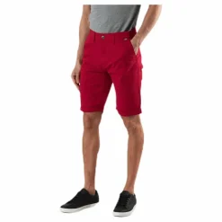 Vinson Polo Club Garret Chino Shorts Red Röd New