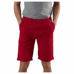 Vinson Polo Club Garret Chino Shorts Red Röd New