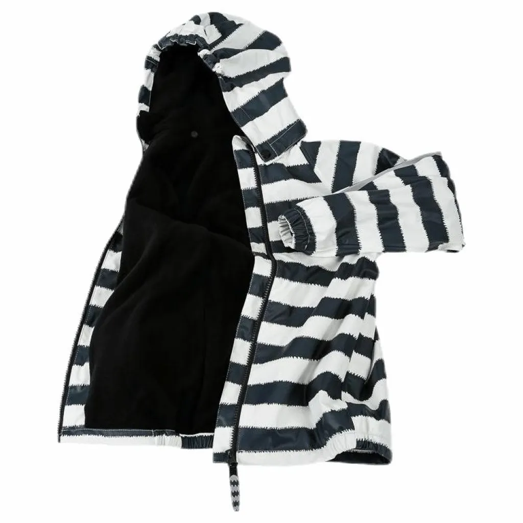 Gary Fleece Rain Set White/Black*Racoon Best