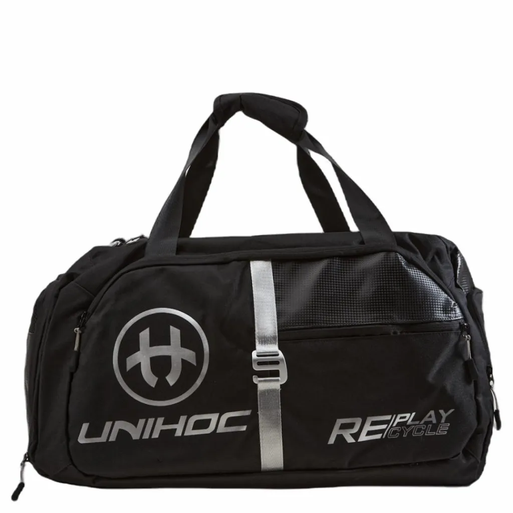 Unihoc Gearbag Re/play Line Medium Bl Black Svart Hot