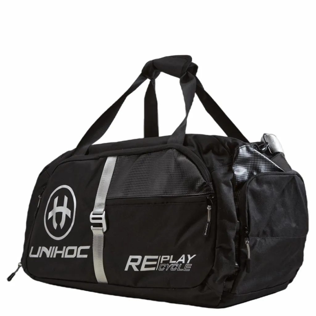 Unihoc Gearbag Re/play Line Medium Bl Black Svart Hot