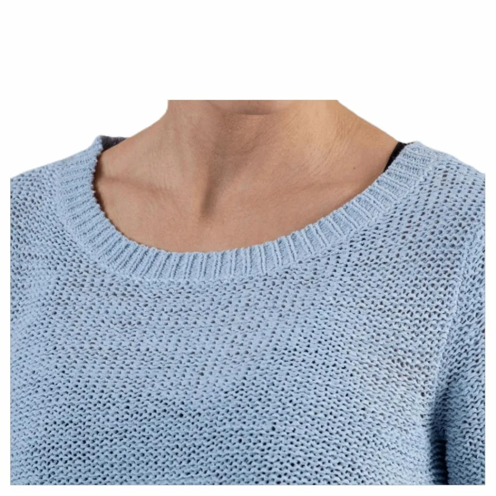 Only Geena Xo L/S Pullover Knt Blue Blå Discount