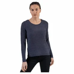 Only Geena Xo L/S Pullover Knt Blue Blå