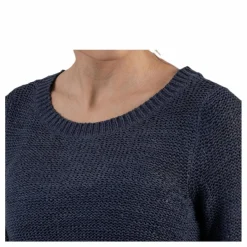 Only Geena Xo L/S Pullover Knt Blue Blå