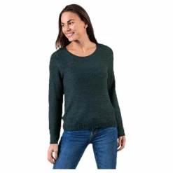 Only Geena Xo L/S Pullover Knt Green Grön Online