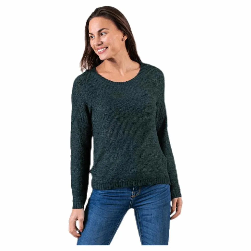 Only Geena Xo L/S Pullover Knt Green Grön Online
