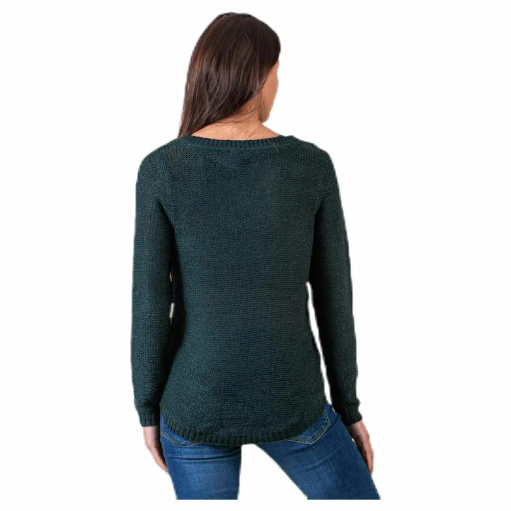 Only Geena Xo L/S Pullover Knt Green Grön Online