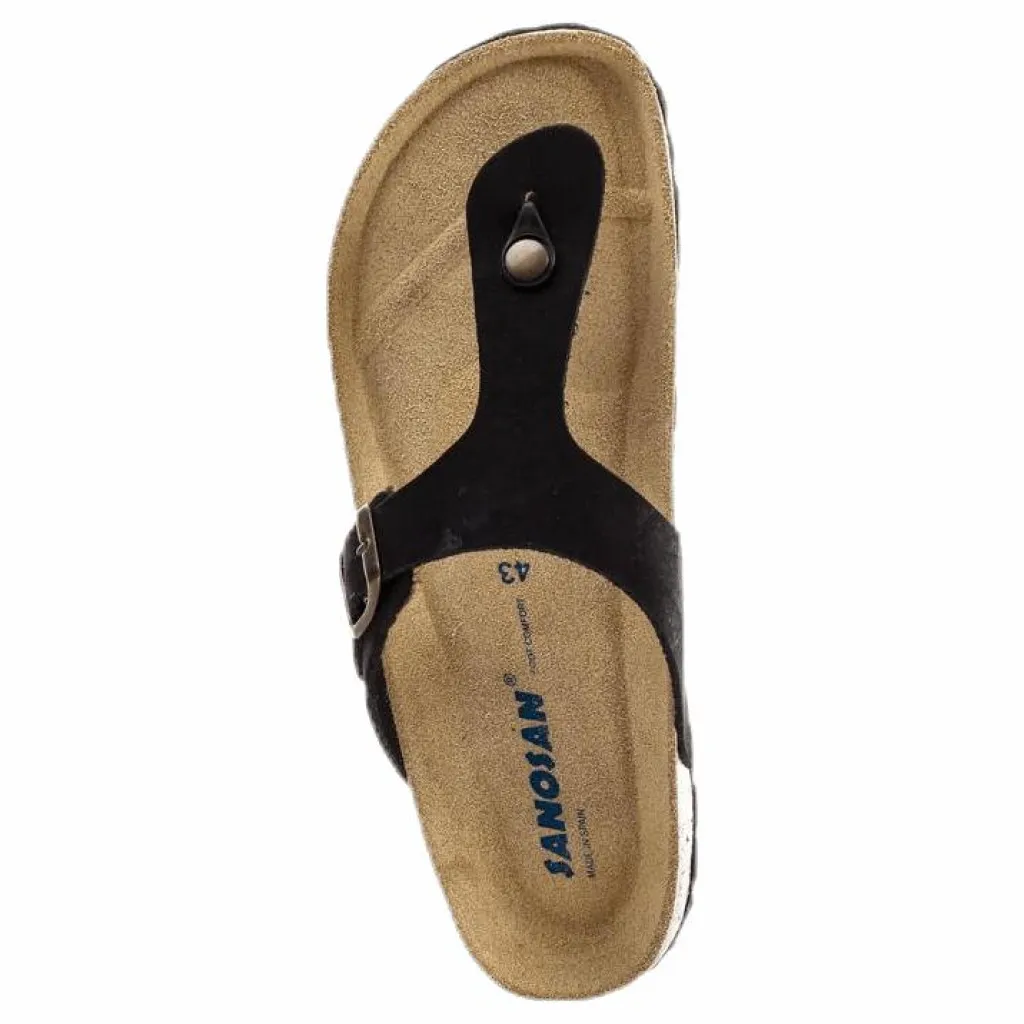Sanosan Geneve Nubuck Black Svart Clearance