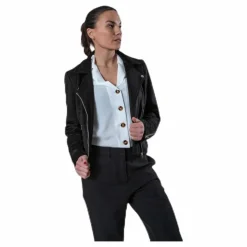 Only Gerry Faux Suede Biker Otw Black Svart Sale