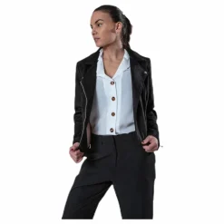 Only Gerry Faux Suede Biker Otw Black Svart Sale