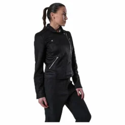Only Gerry Faux Suede Biker Otw Black Svart Sale