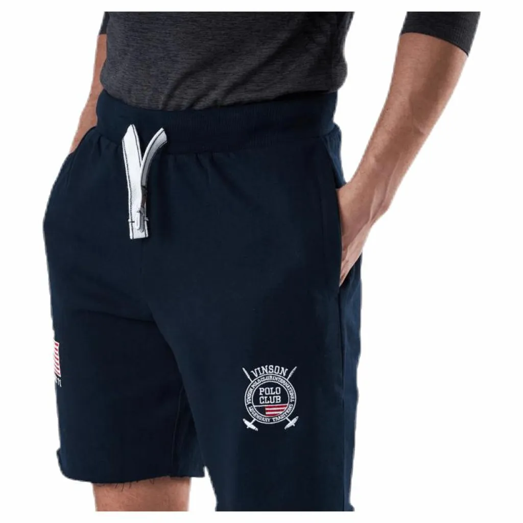 Vinson Polo Club Gino Sweatshorts Blue Blå Discount