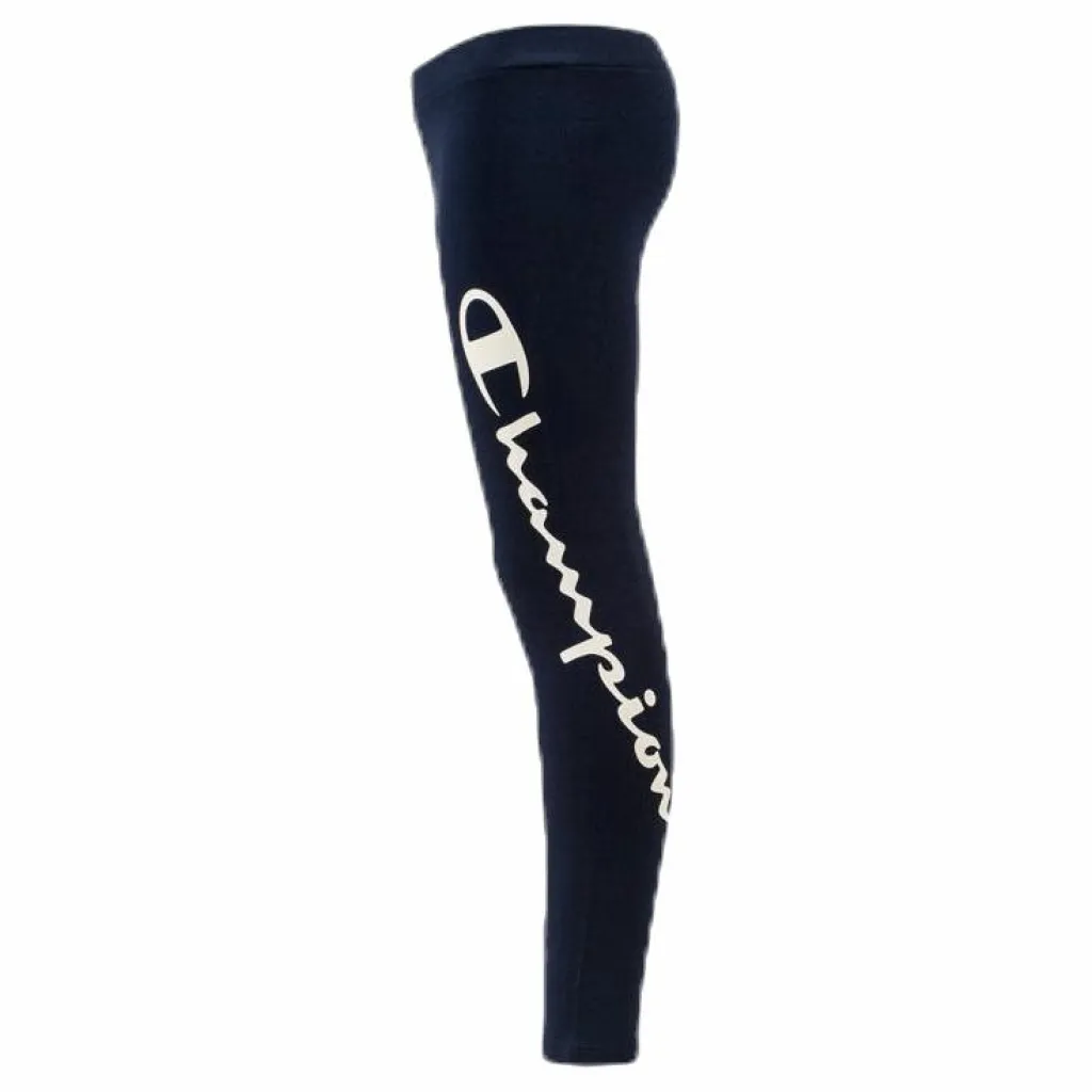 Girls Big Logo Leggings Blue*Champion Discount