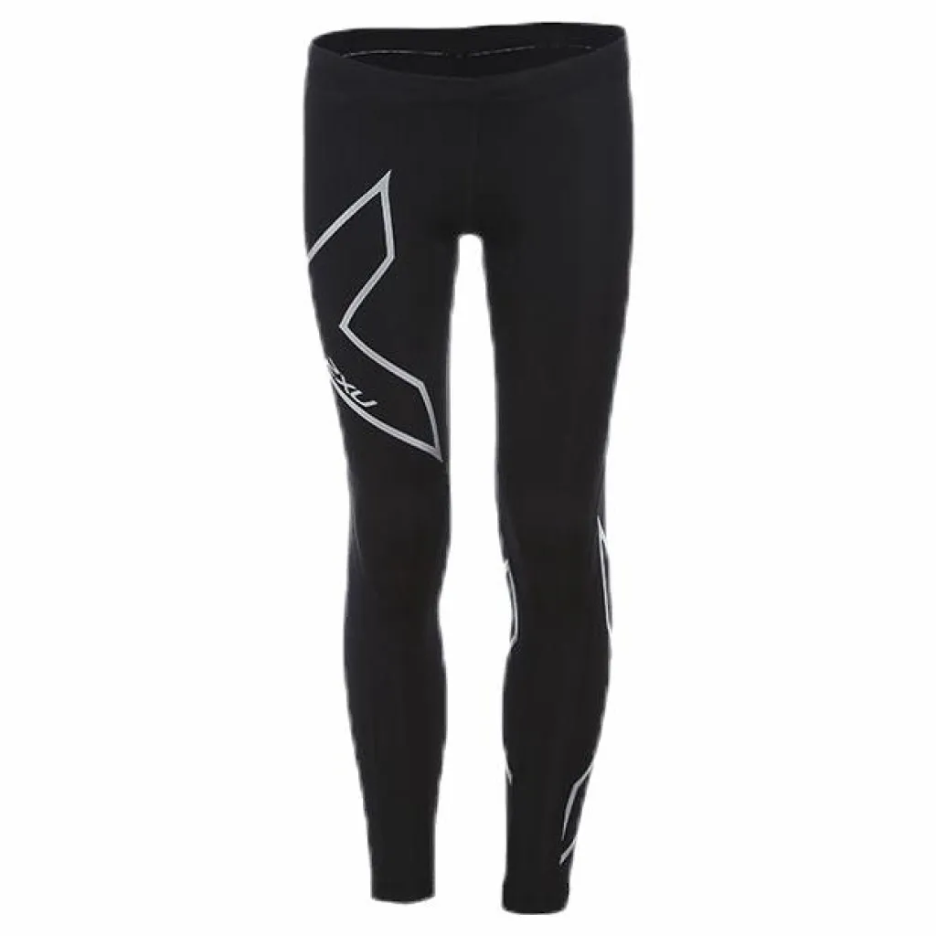 Girl`s Compression Tights-U Junior Black/Silver*2XU Hot