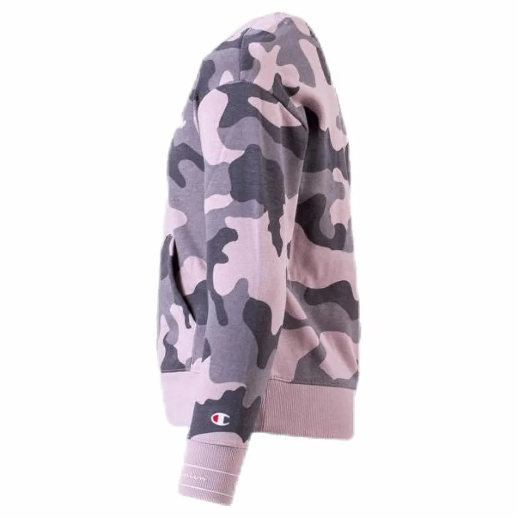 Champion Girls Crewneck Sweatshirt Pink Rosa Hot