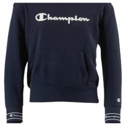 Champion Girls Crewneck Sweatshirt Blue Blå Online