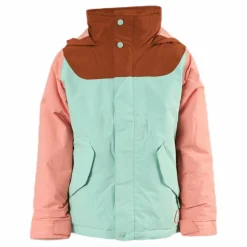 Burton Girls Elodie Jacket Blue/Pink/Brown Blå, Rosa och Brun Sale
