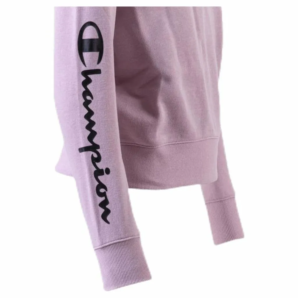 Girls Half Zip Sweatshirt Pink*Champion Outlet