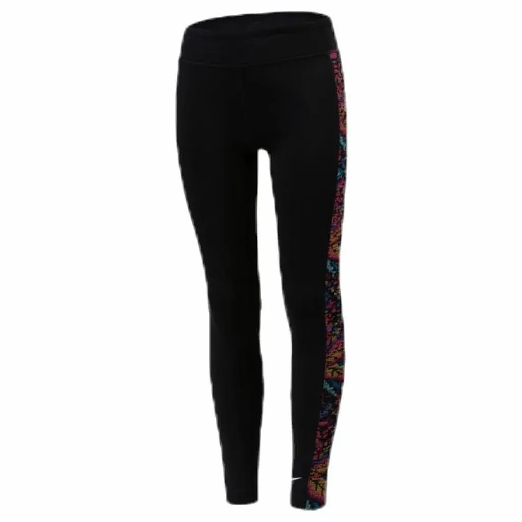 Nike Girls One Tight Femme Black Svart New
