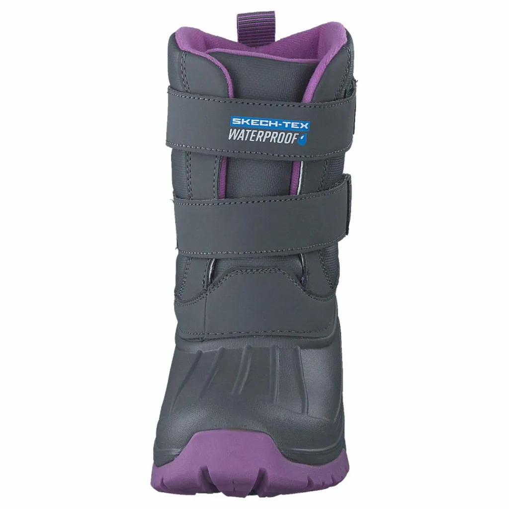 Skechers Girls Snow Slopes Rainier Days Gylv Grey Lavendel Grå