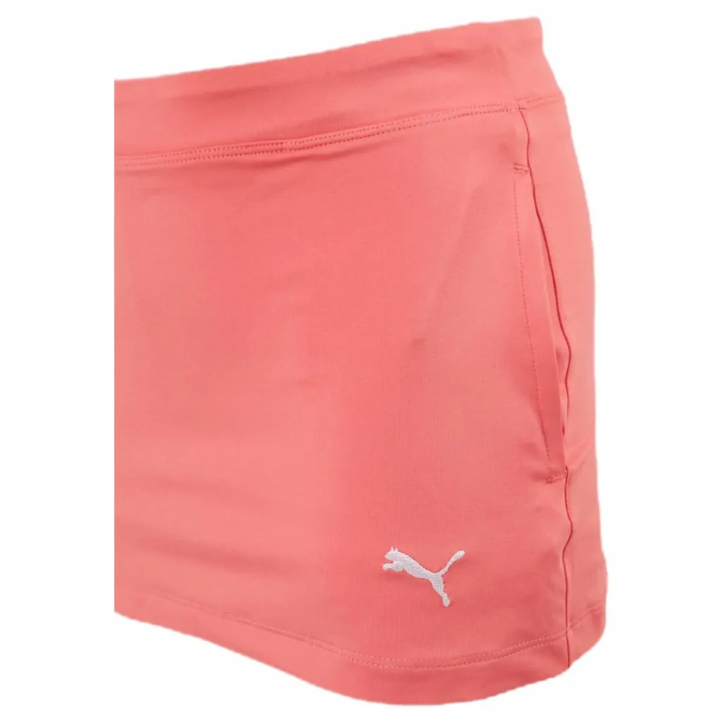 Puma Golf Girls Solid Knit Skirt Pink Rosa New