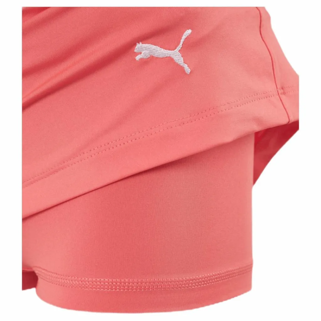 Puma Golf Girls Solid Knit Skirt Pink Rosa New