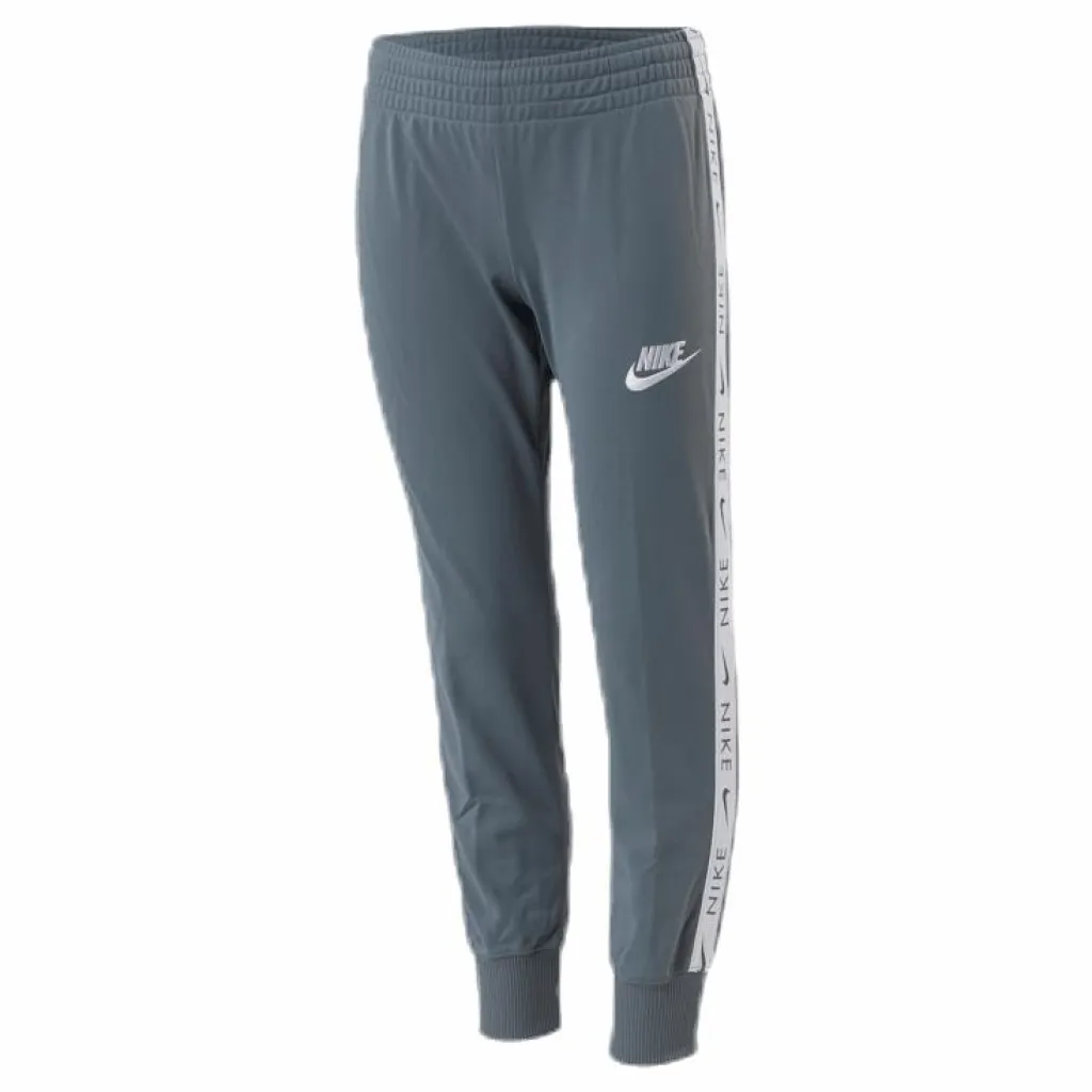 Nike Girls Track Suit Tape White/Grey Grå